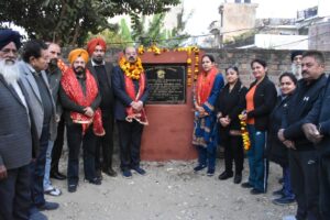 CABINET MINISTER LAYS THE FOUNDATION STONE OF TWO ROAD PROJECTS