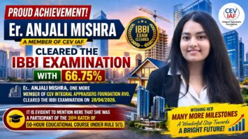 Er. ANJALI MISHRA MEMBER OF CEV IAF CLEARED THE IBBI EXAMINATION