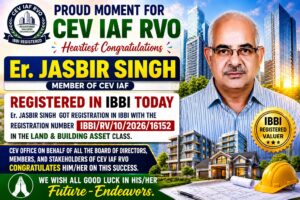 Er. JASBIR SINGH MEMBER OF CEV IAF REGISTERED IN IBBI