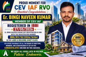 Er. BINGI NAVEEN KUMAR MEMBER OF CEV IAF REGISTERED IN IBBI