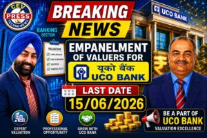 EMPANELMENT OF VALUERS FOR UCO BANK: LAST DATE 15/06/2026