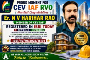 Er. N V HARIHAR RAO MEMBER OF CEV IAF REGISTERED IN IBBI