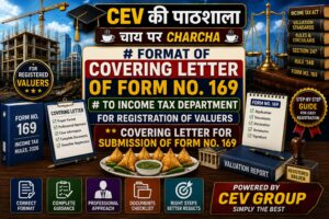 FORMAT OF COVERING LETTER OF FORM NO. 169 TO INCOME TAX DEPARTMENT 