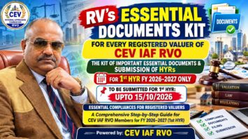 RV’s ESSENTIAL DOCUMENTS KIT FOR FY 2026-2027: 1st HYR FOR CEV IAF RVO