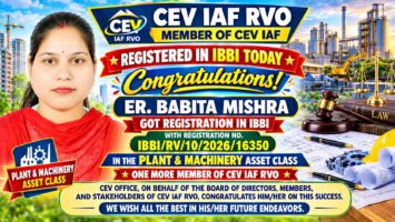 Er. BABITA MISHRA MEMBER OF CEV IAF REGISTERED IN IBBI TODAY