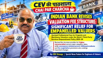 INDIAN BANK REVISES VALUATION FEE STRUCTURE