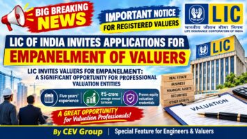 LIC OF INDIA INVITES APPLICATIONS FOR EMPANELMENT OF VALUERS
